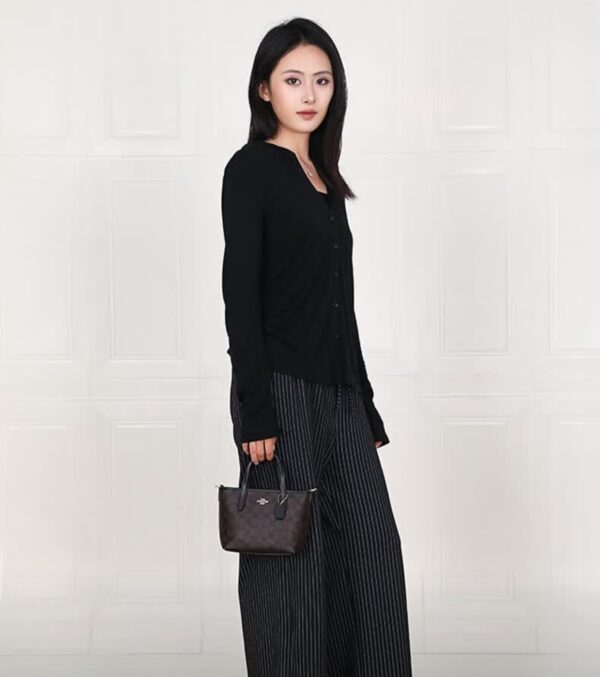 City Mini Tote Bag In Signature Canvas - Image 6