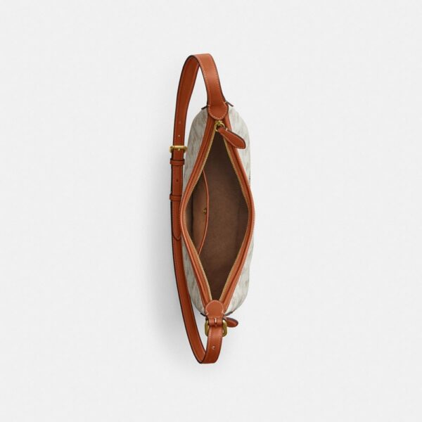 Horse-drawn carriage pattern printed ACE half-moon bag - Image 5