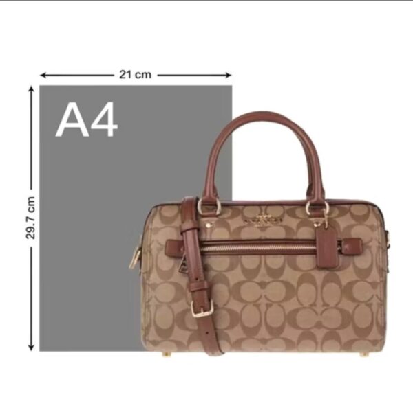 COACH Lady Medium Boston Bucket Bag F83607 - Image 7