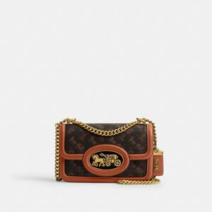 Horse-drawn carriage printed HERO shoulder bag
