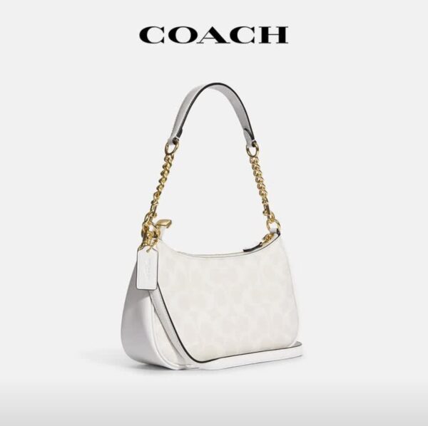 COACH TERI solid color simple chain underarm bag - Image 3