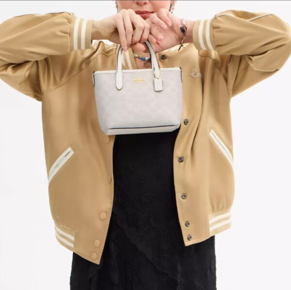 City Mini Tote Bag In Signature Canvas CW032 - Image 10
