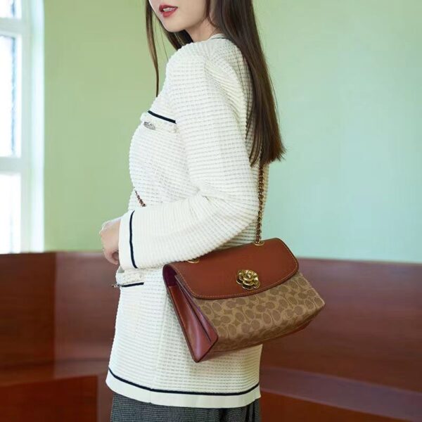 COACH camellia series laties handbag - Image 8