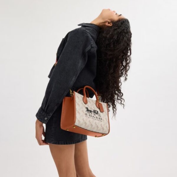 COACH Carriage pattern printing ACE 26 tote bag - Image 9