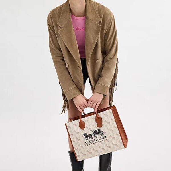 COACH Carriage pattern printing ACE 26 tote bag - Image 10