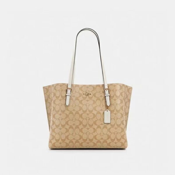 COACH new French printed tote bag fashion classic shoulder bag diagonal handbag