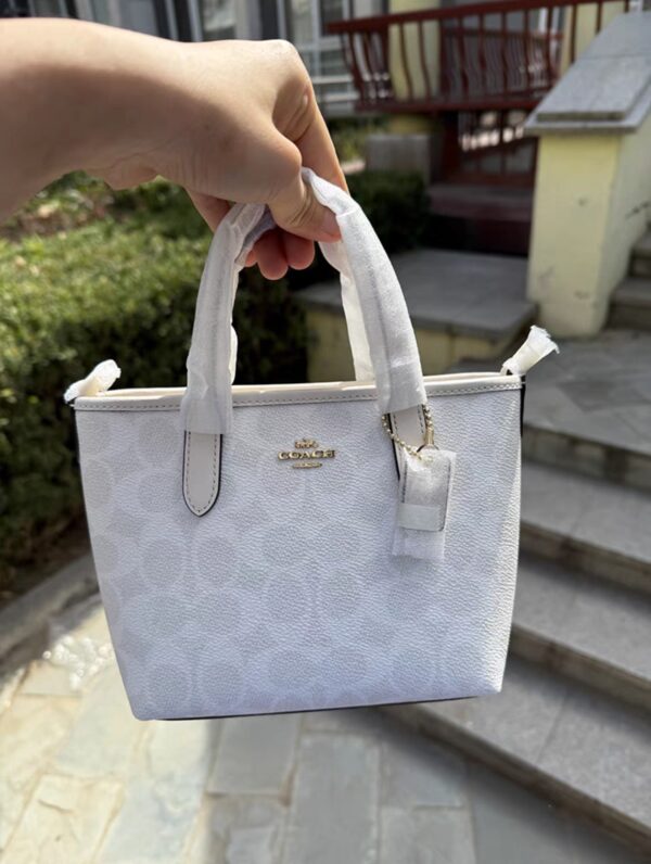 City Mini Tote Bag In Signature Canvas CW032 - Image 4