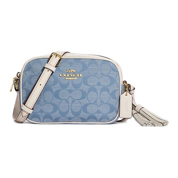 COACH classic logo zipper camera bag