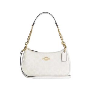 COACH TERI solid color simple chain underarm bag