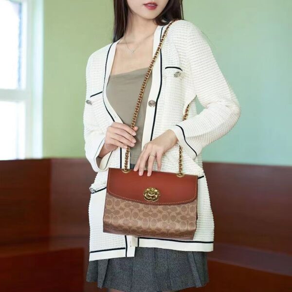 COACH camellia series laties handbag - Image 9