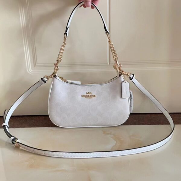 COACH TERI solid color simple chain underarm bag - Image 5