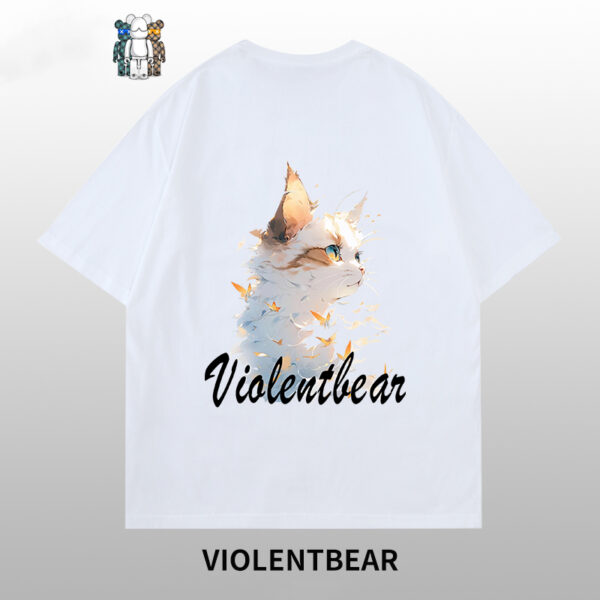 Violent bear sunshine kitten short sleeve - Image 6