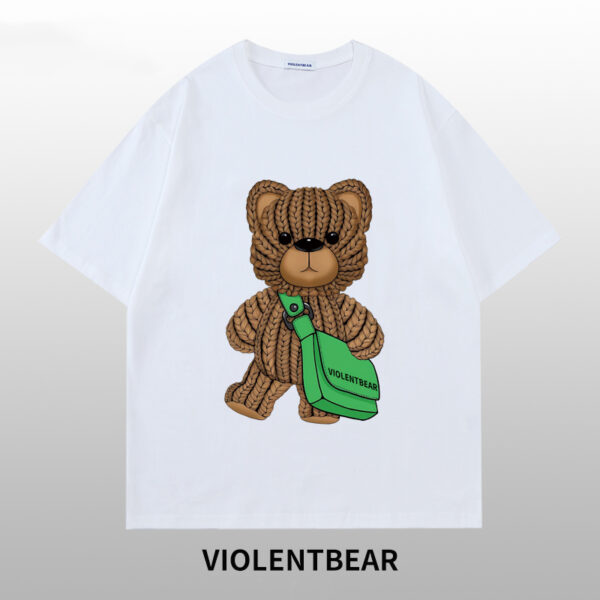 Violent bear green bag short sleeve