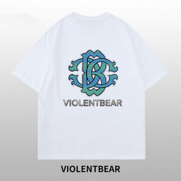 Violent bear b-shaped flower logo