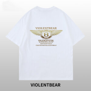 Violent bear wings with golden letters