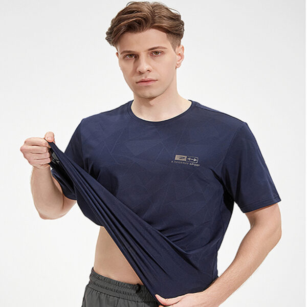 DEERWAY men's speed dry ice silk sportswear short sleeve T-shirt - Image 6