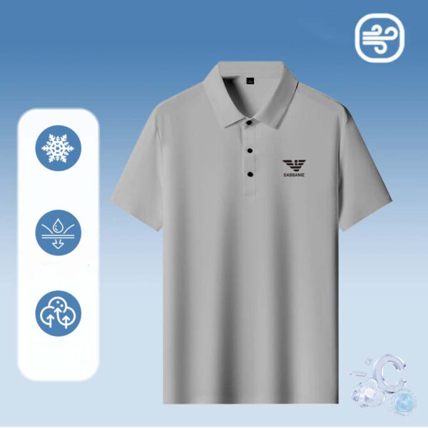 GABBANIE ice silk men's PoloT t-shirt - Image 3