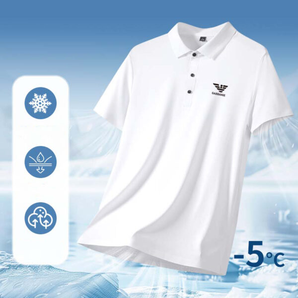 GABBANIE ice silk men's PoloT t-shirt - Image 8