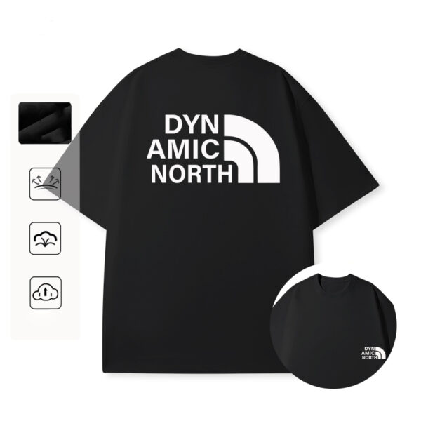 DYN AMIC NORTH Summer pure cotton lovers T-shirt - Image 5