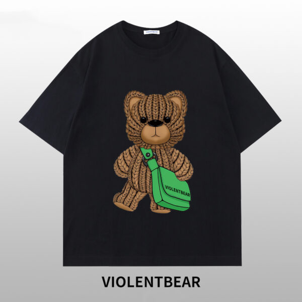 Violent bear green bag short sleeve - Image 2