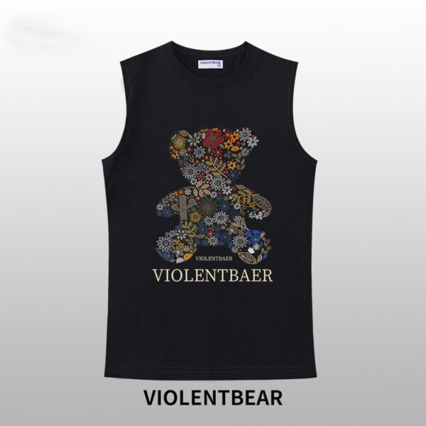 Violent bear flower sitting bear vest - Image 2
