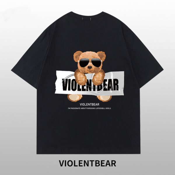 Violent bear tape bear short sleeve - Image 2