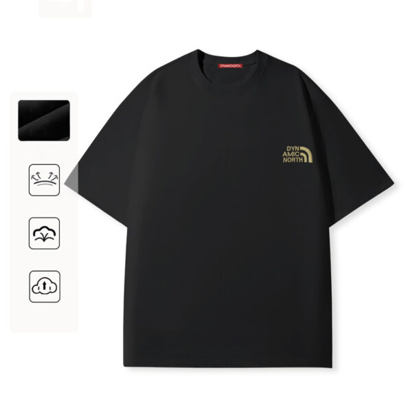 DYNAMICNORTH Embroidered Gold Logo Short Sleeve - Image 3