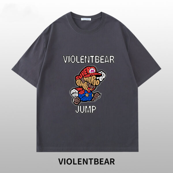 Violent bear Mario villain t-shirt - Image 3