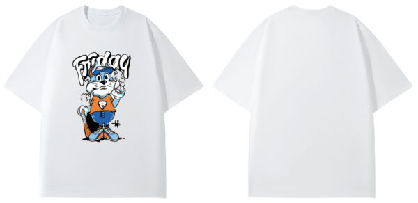 Summer men and women with baseball dog short sleeves - Image 2