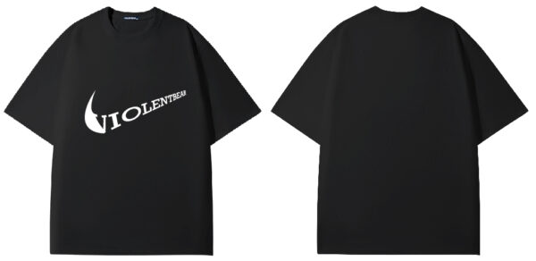 Violent bear English letter logo short sleeve - Image 5