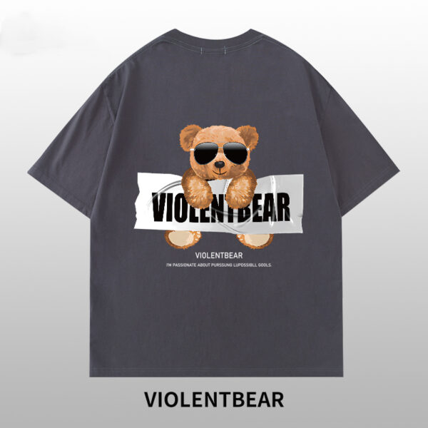 Violent bear tape bear short sleeve - Image 3