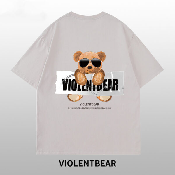 Violent bear tape bear short sleeve - Image 4