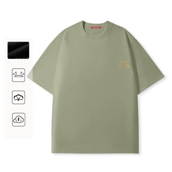 DYNAMICNORTH Embroidered Gold Logo Short Sleeve - Image 5