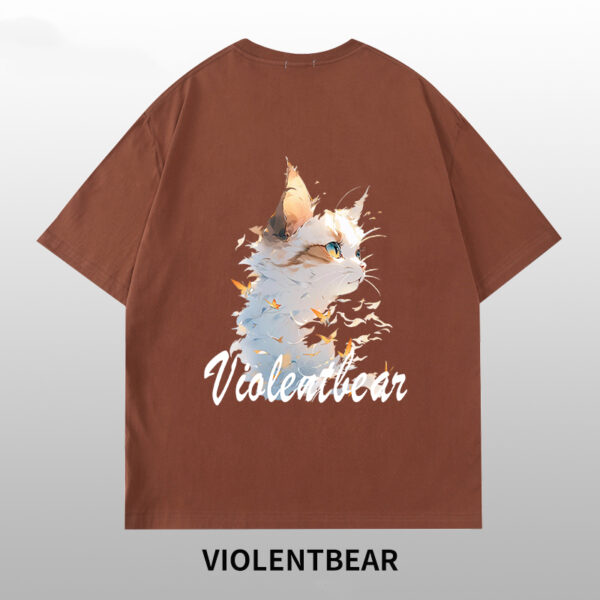 Violent bear sunshine kitten short sleeve - Image 2