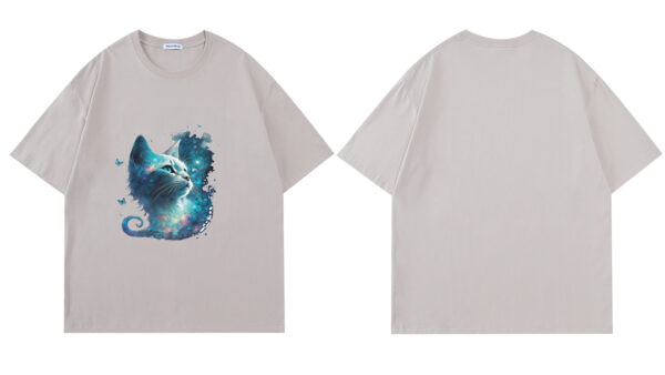 Violent bear blue cat short sleeve - Image 8