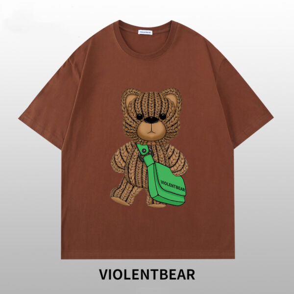 Violent bear green bag short sleeve - Image 5