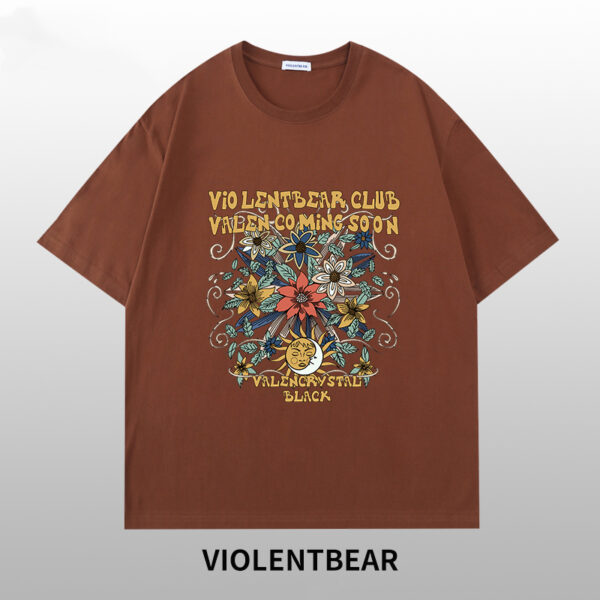 Violent bear men's and women's flowers with the sun and moon - Image 5