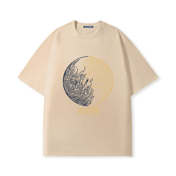 Violent bear short sleeve blue gold planet - Image 3