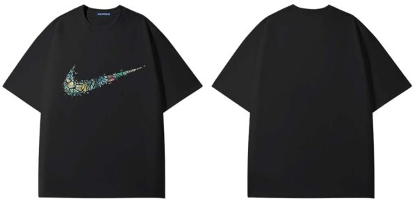 Violent bear colorful ladies short sleeves - Image 4