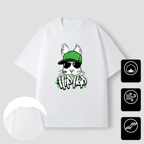Green hat dog short sleeve - Image 3