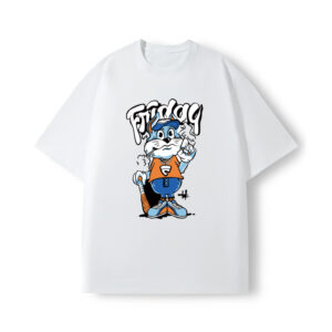 Summer men and women with baseball dog short sleeves