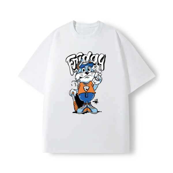 Summer men and women with baseball dog short sleeves