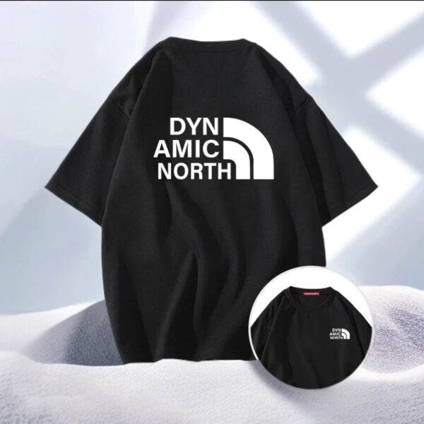 DYN AMIC NORTH Summer pure cotton lovers T-shirt - Image 2