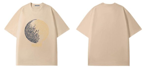 Violent bear short sleeve blue gold planet - Image 9
