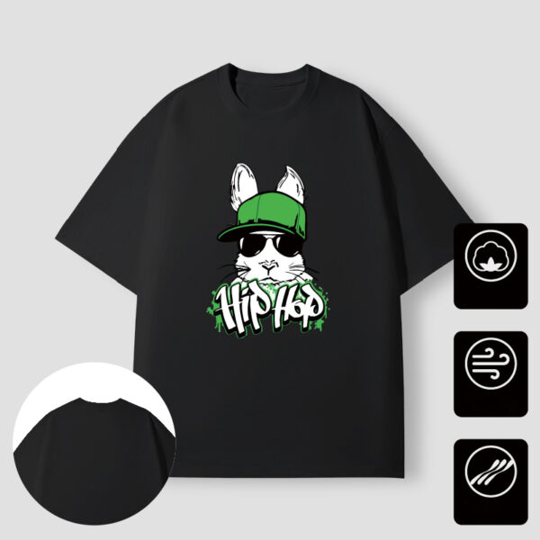 Green hat dog short sleeve - Image 6
